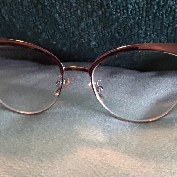 Coach Women's Elegant Brown Cat-Eye Glasses - Picture 13 of 13